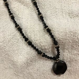 Glass bead necklace